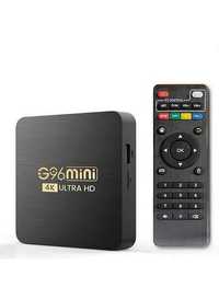 1227 Каналов бесплатно! Смарт приставка G96 mini 16/128G Smart TV Box