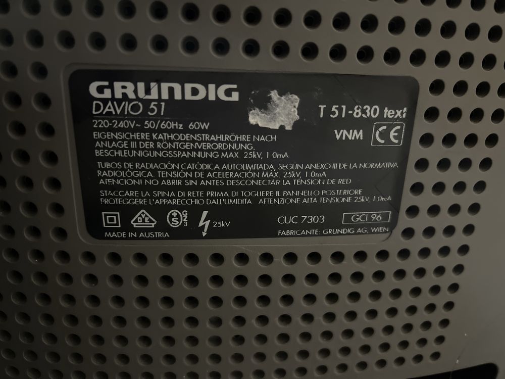 Vendo TV Grundig Davio 51