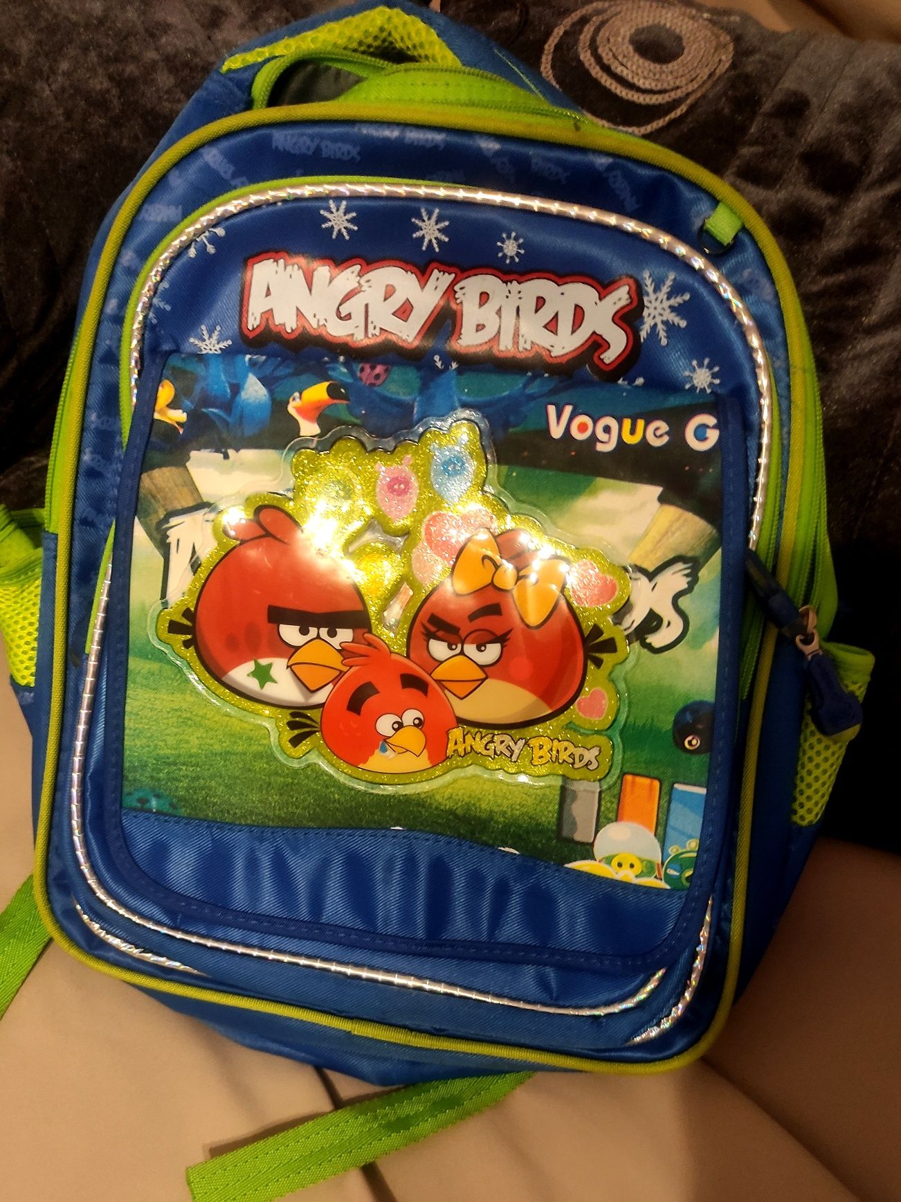 Дитячий шкільний рюкзак Angry birds