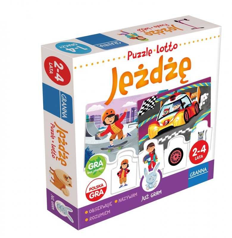 GRANNA Gra puzzle Lotto JEŻDŻĘ