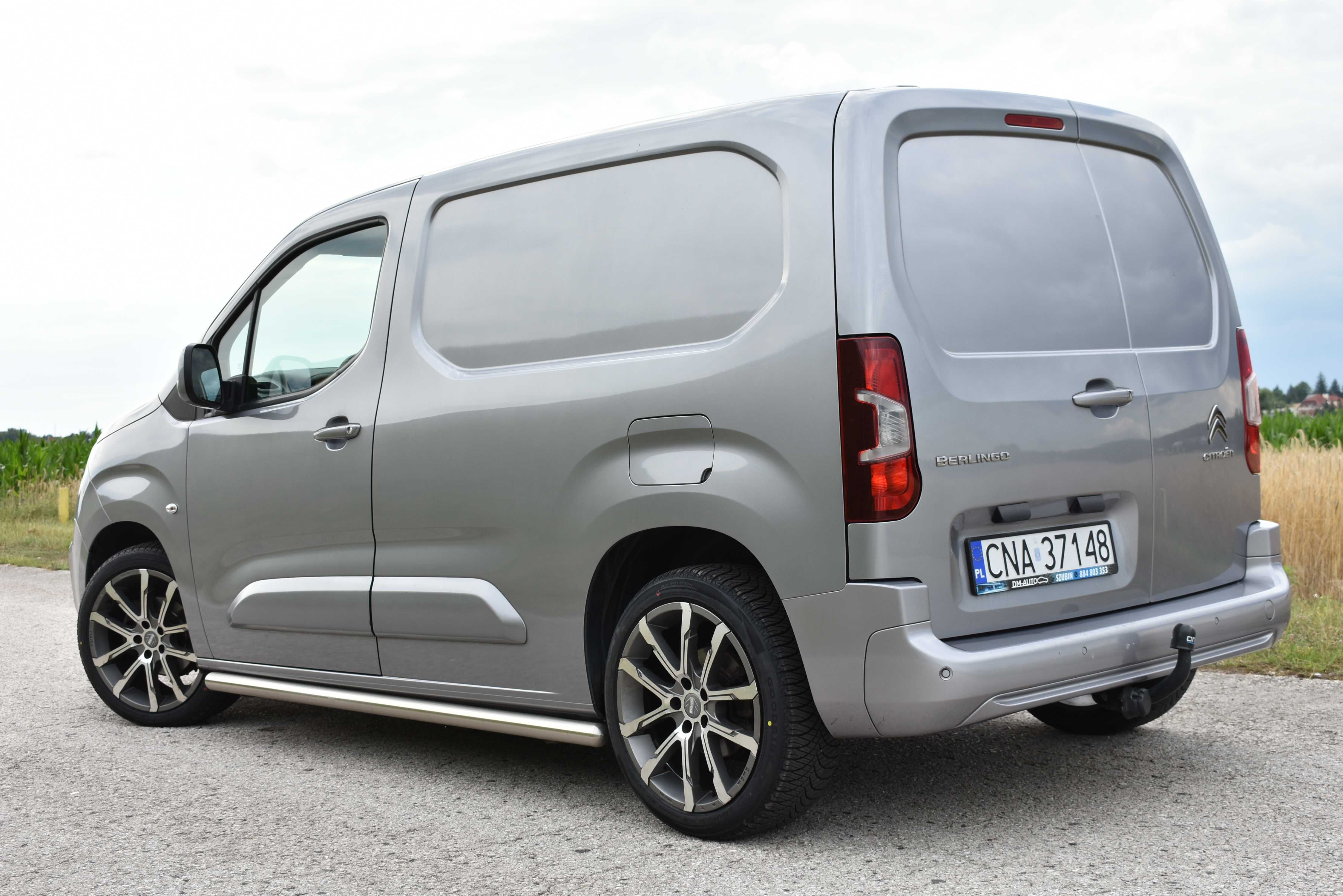 BEZWYPADKOWY Citroen BERLINGO 1.6HDI 2019r FVat23% Navi PDC Nowe Opony
