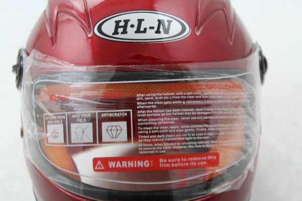 kask dziecięcy czerwony dla dzieci na motor rower skuter na quada tani