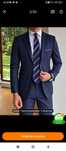 Allthemen Suit S.Garnitury męskie Slim Fit 2-częściowy garnitur biznes