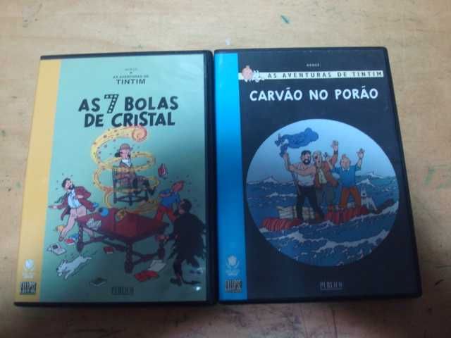 14 dvds originais tintim tintin herge