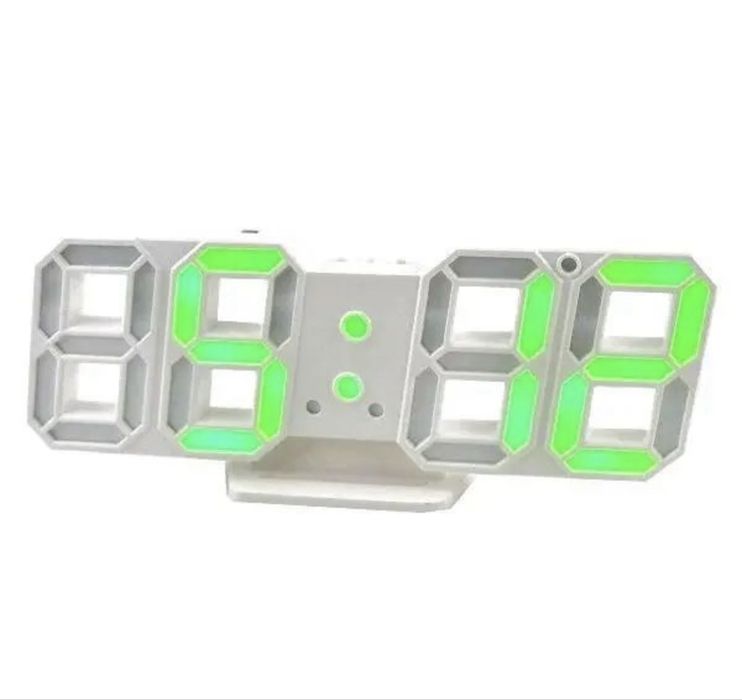 Настольные электронные часы с LED подсветкой