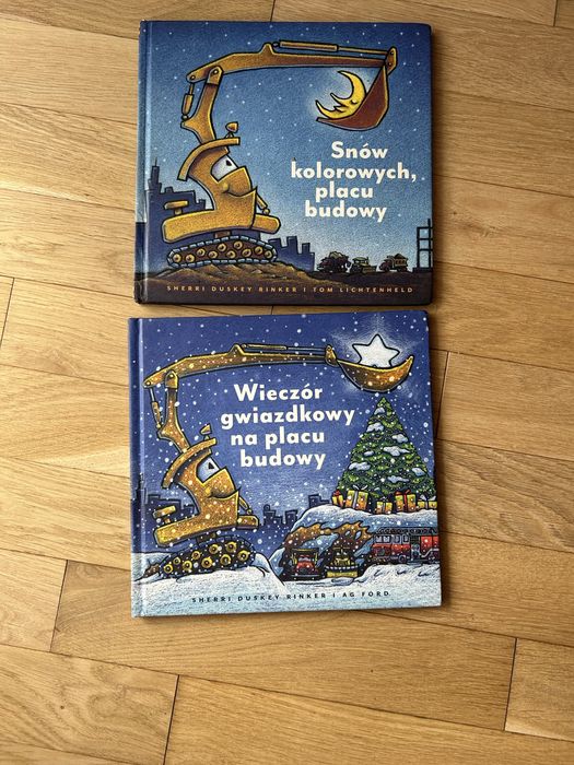 Snów kolorowych na placu budowy i wieczór gwiazdkowy