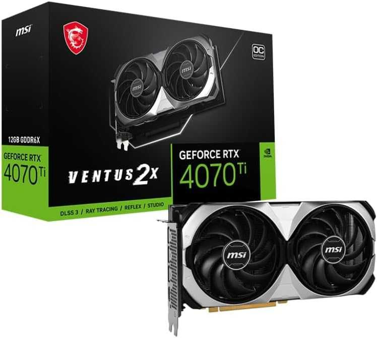 MSI GeForce RTX 4070 Ti Ventus 2X 12G OC +Indiana Karta Graficzna NOWY