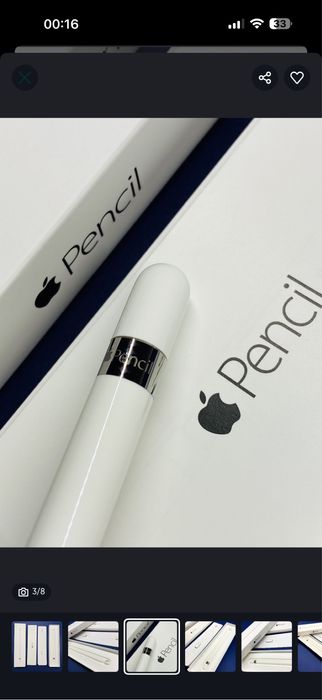 Apple Pencil 1 New. Оригінал
