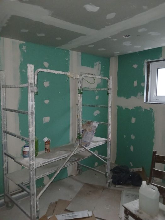 Profissionais de obras