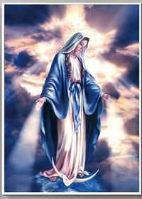 Obraz Matka Boża Boska Maryja z apokalipsy 40x50 Canvas