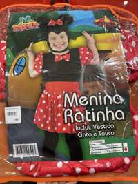 Fato carnaval minnie