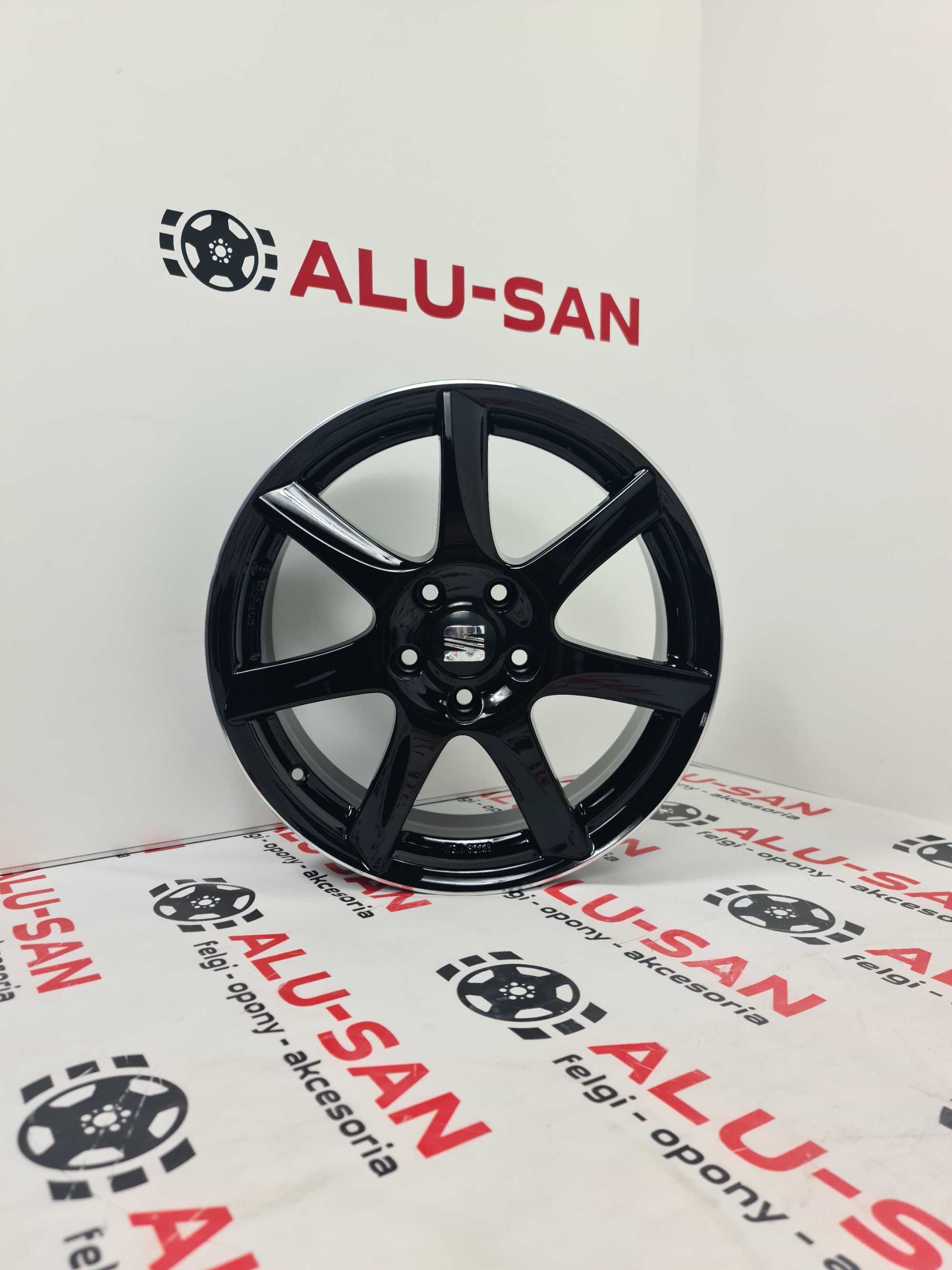 Nowe Alufelgi SEAT 17" 5x112 Altea XL ATECA LEON 2 3 4 Czarne