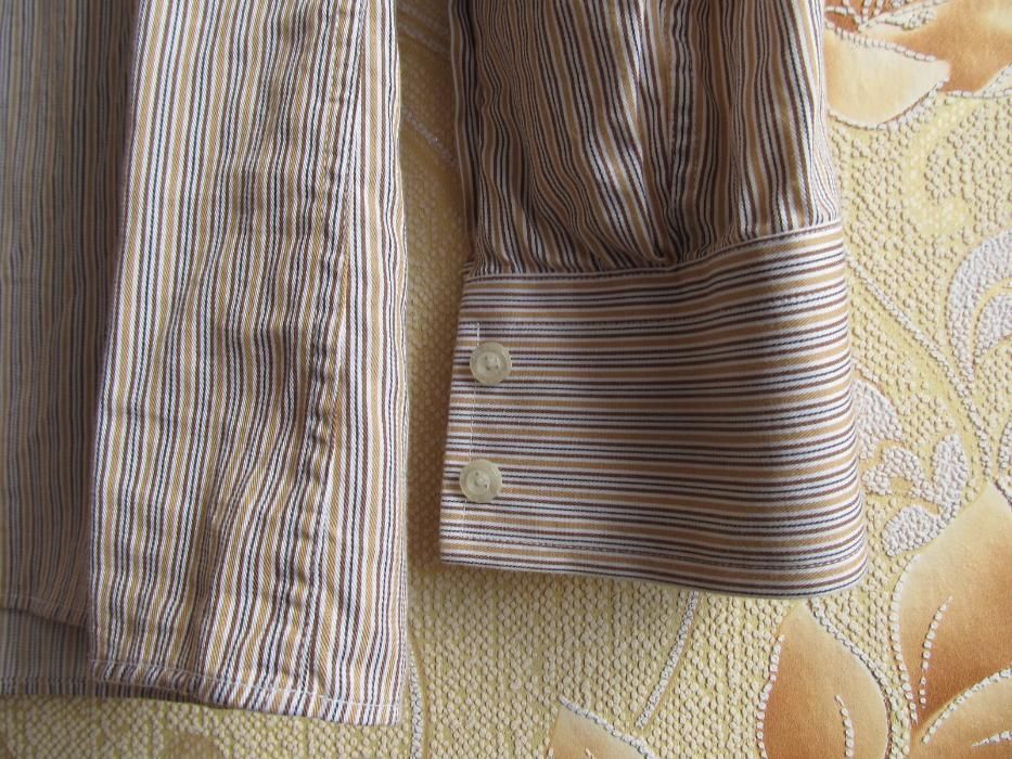 172-176 cm r 38 koszula prążki wizytowa casual paski męska Bytom tanio