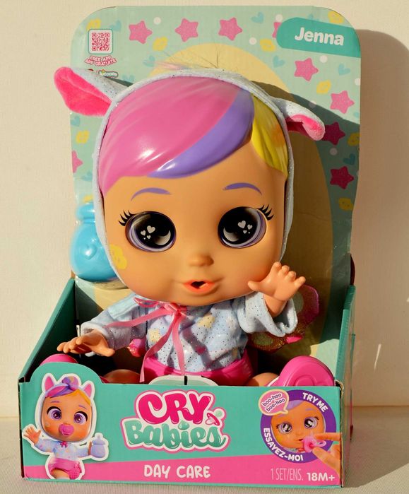 Інтерактивна Лялька плакса Дженна Cry Babies Daycare Jenna пупс