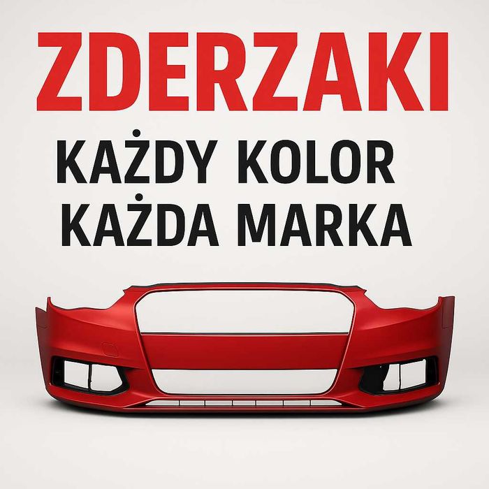 Zderzak do Audi, VW Golf, Dodge wszystkie marki kolor hurt B2B wysyłka