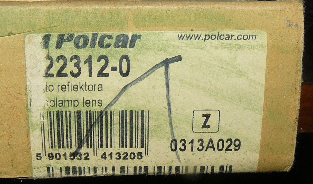 Новые стекла фар (polcar) Форд Скорпио / Ford Scorpio, 85 - 92 г.в