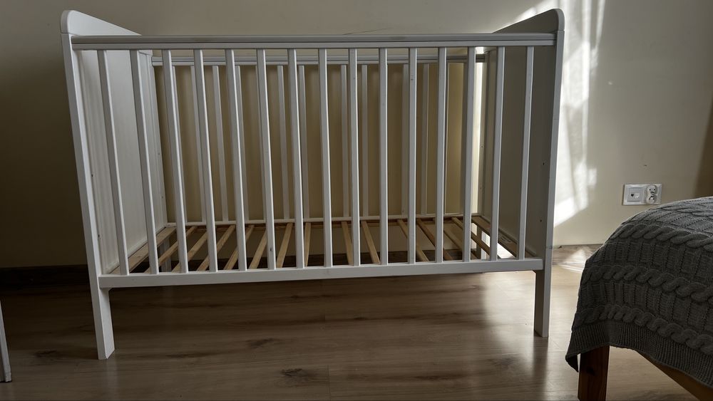 Łóżeczko dziecięce Woodies z materacem