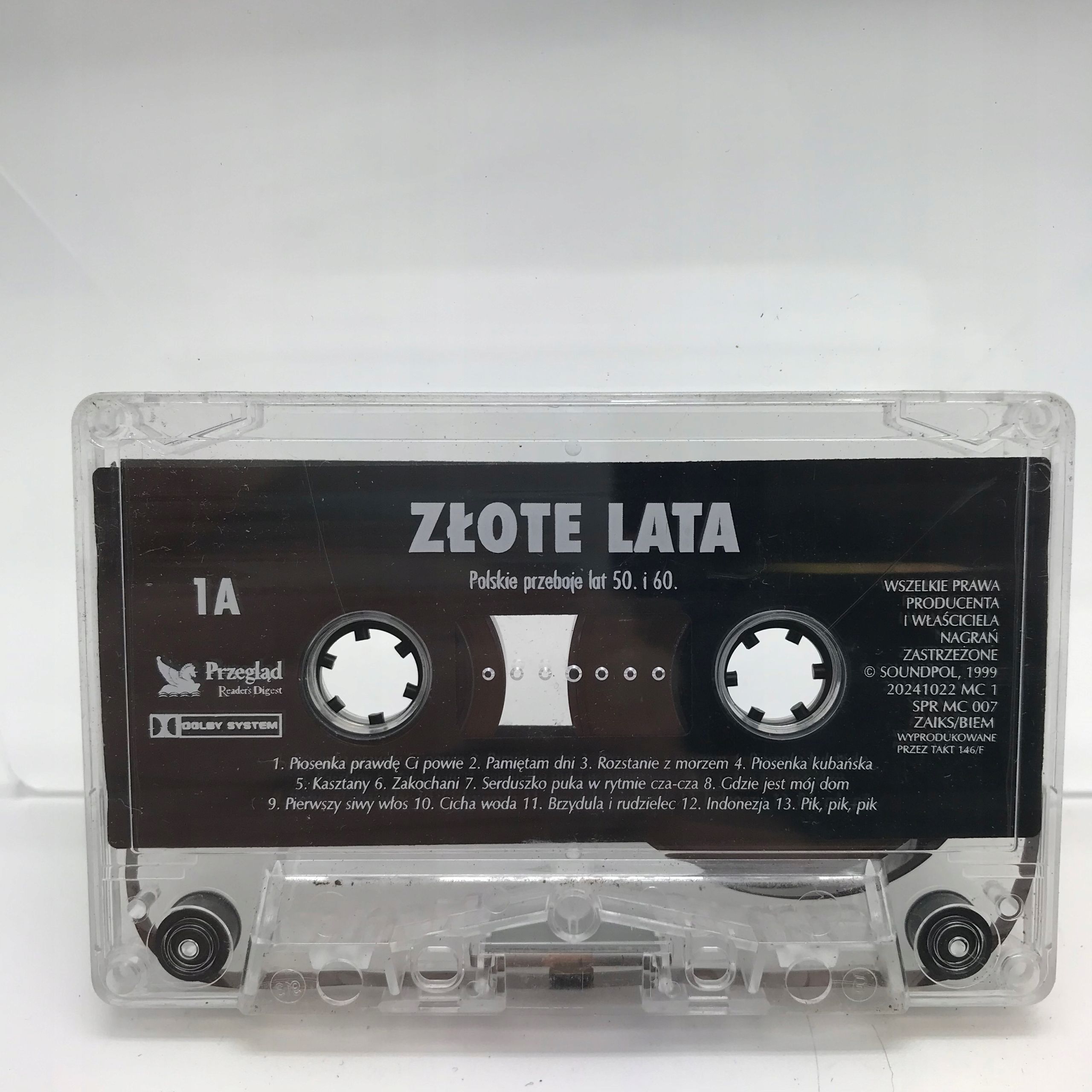 kaseta - various - złote lata polskie przeboje...
