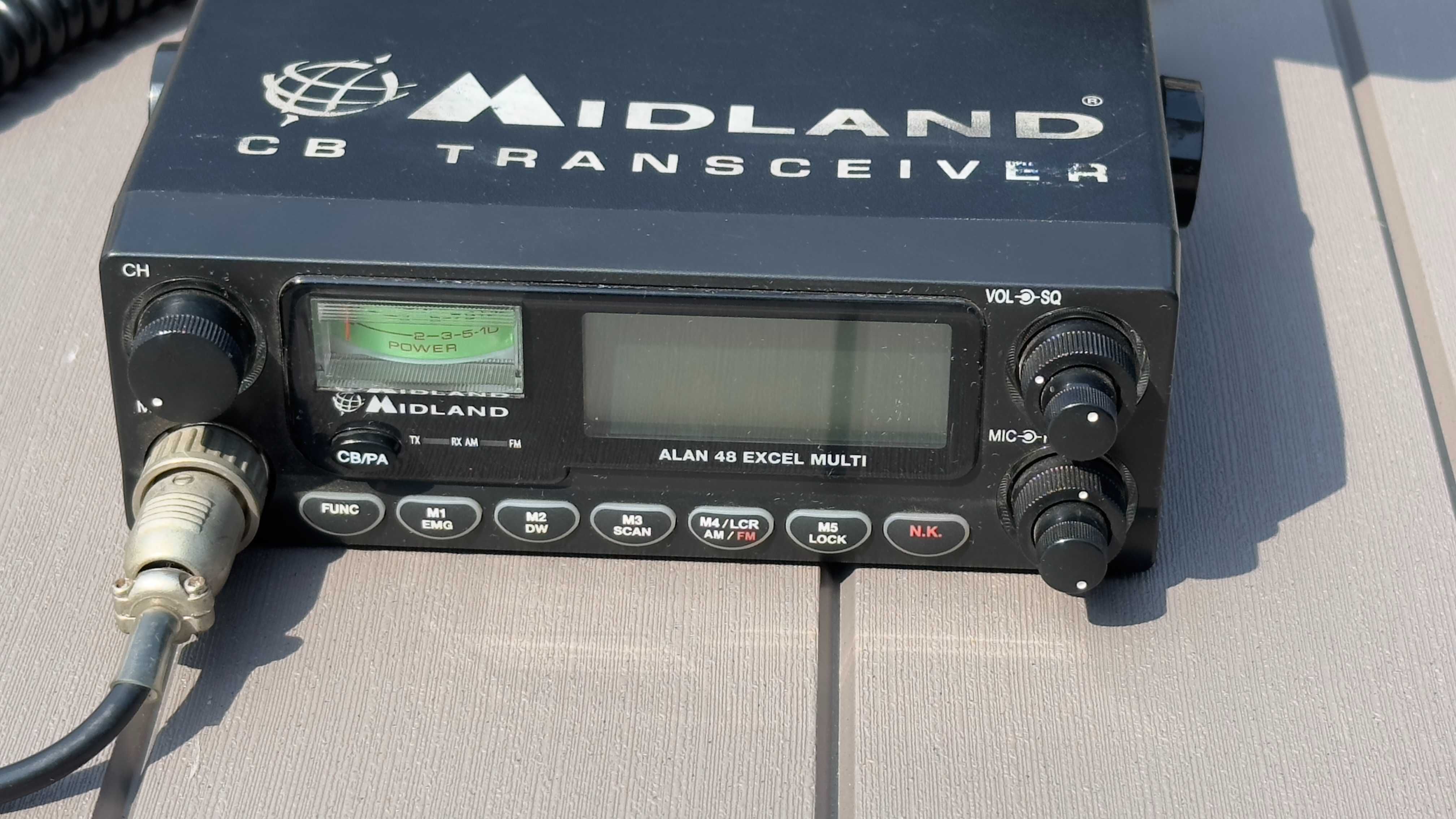 CB Radio Midland Alan 48 Excel Multi Tychy