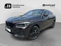 BMW X6 xDrive30d mHEV, FV 23%, Fotel z pamięcią, GPS, Kamera cofania, 1 wł.