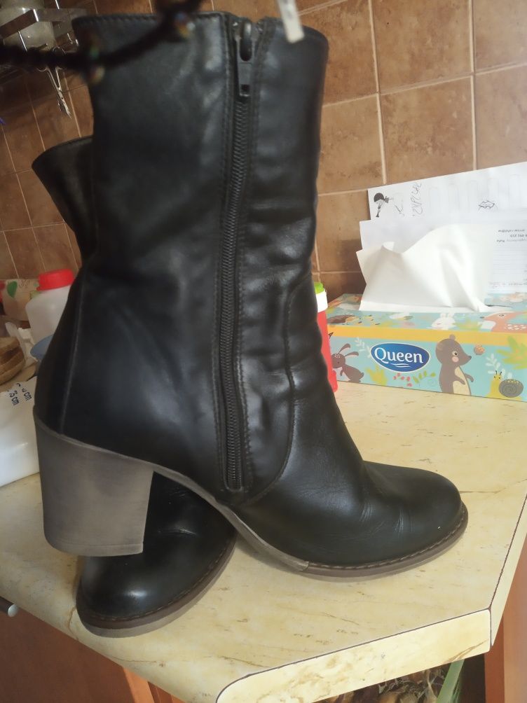 Botki buty 40 41 na szeroką stopę