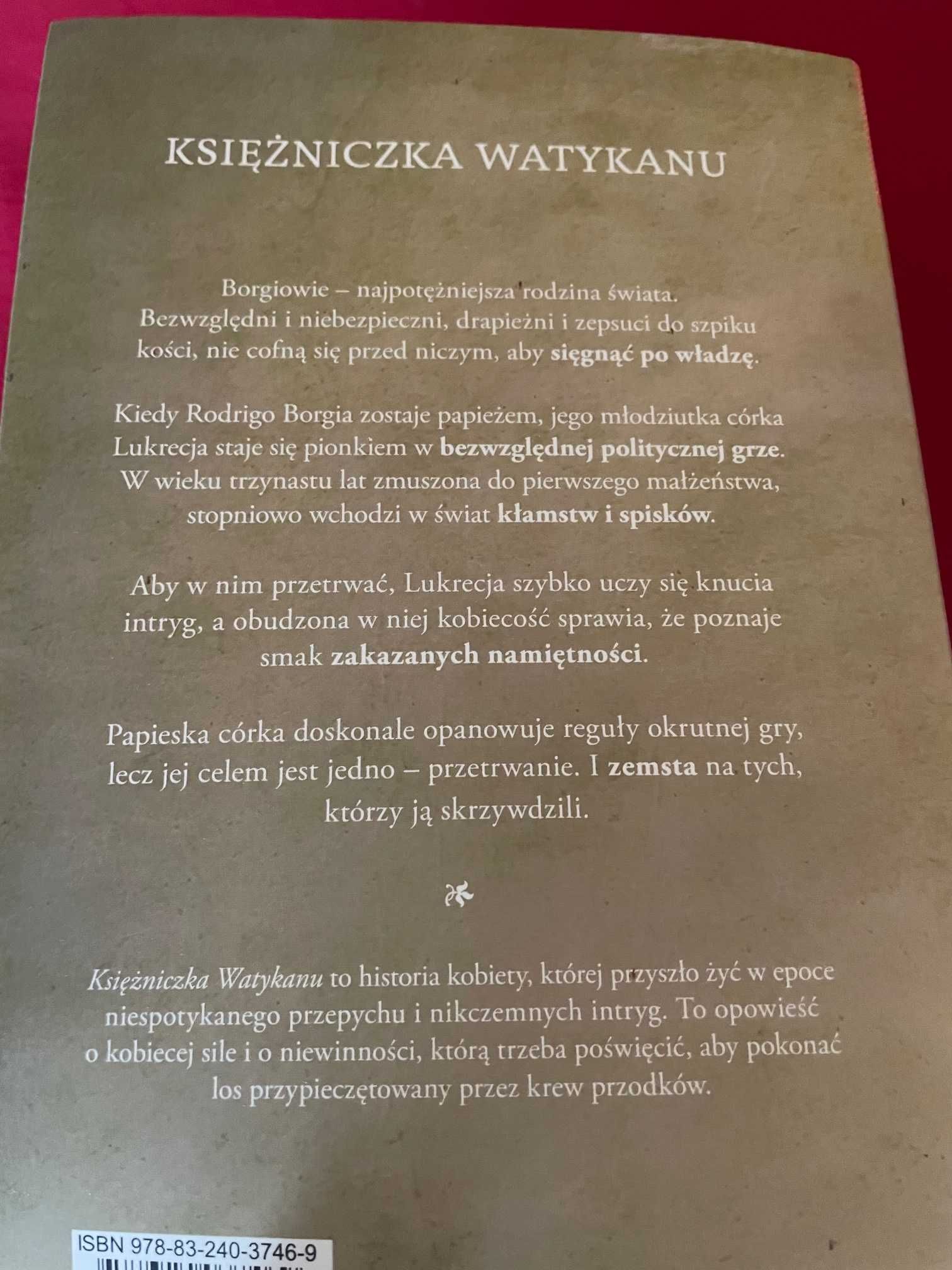 Księżniczka Watykanu. Opowieść o Lukrecji Borgii  - C.W. Gortner