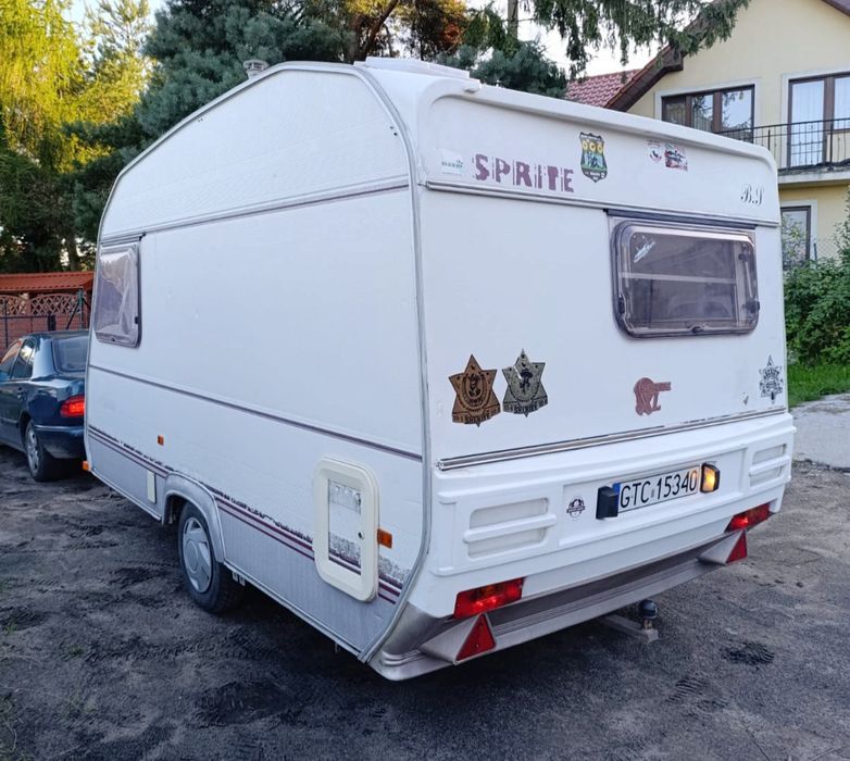 Mała zgrabna kempingowa 420cm x 203cm ZAREJ. W PL brodzik WC kat B