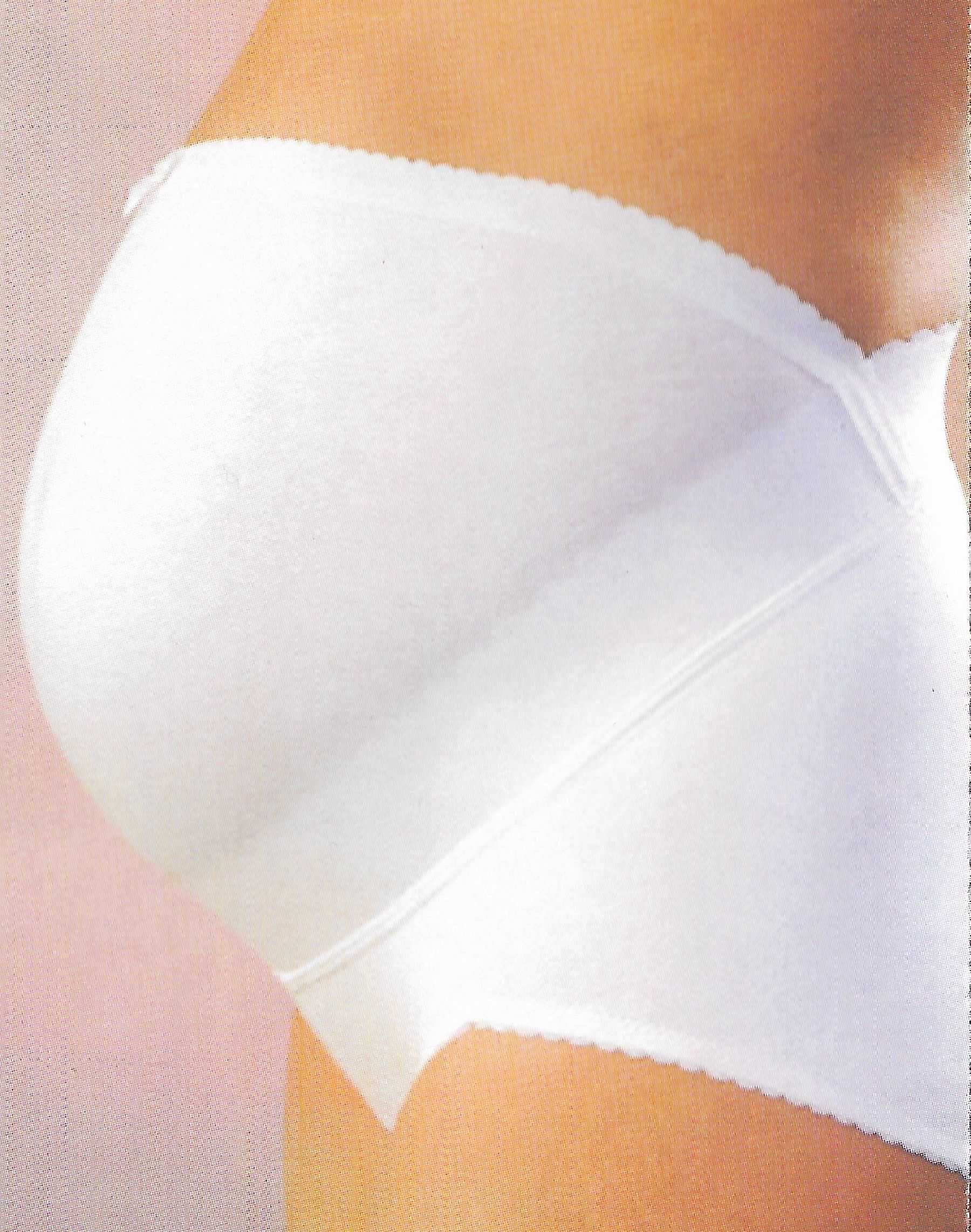 Majtki ciążowe podtrzymujące brzuch bawełniane lycra białe rozm.XL (6)
