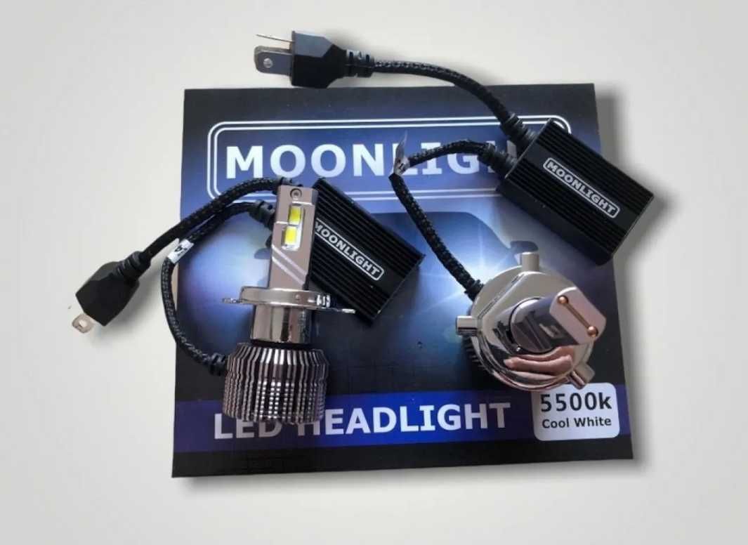 Профессиональные Led лампы MOONLIGHT H4 Bi Premium (с обманкой)