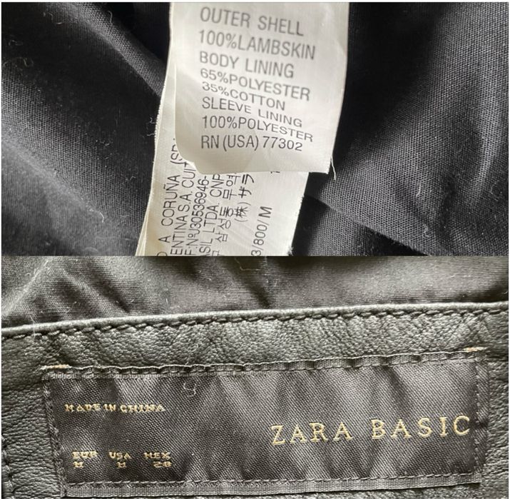 Kurtka damska, prawdziwa Ramoneska, Zara, skóra naturalna!