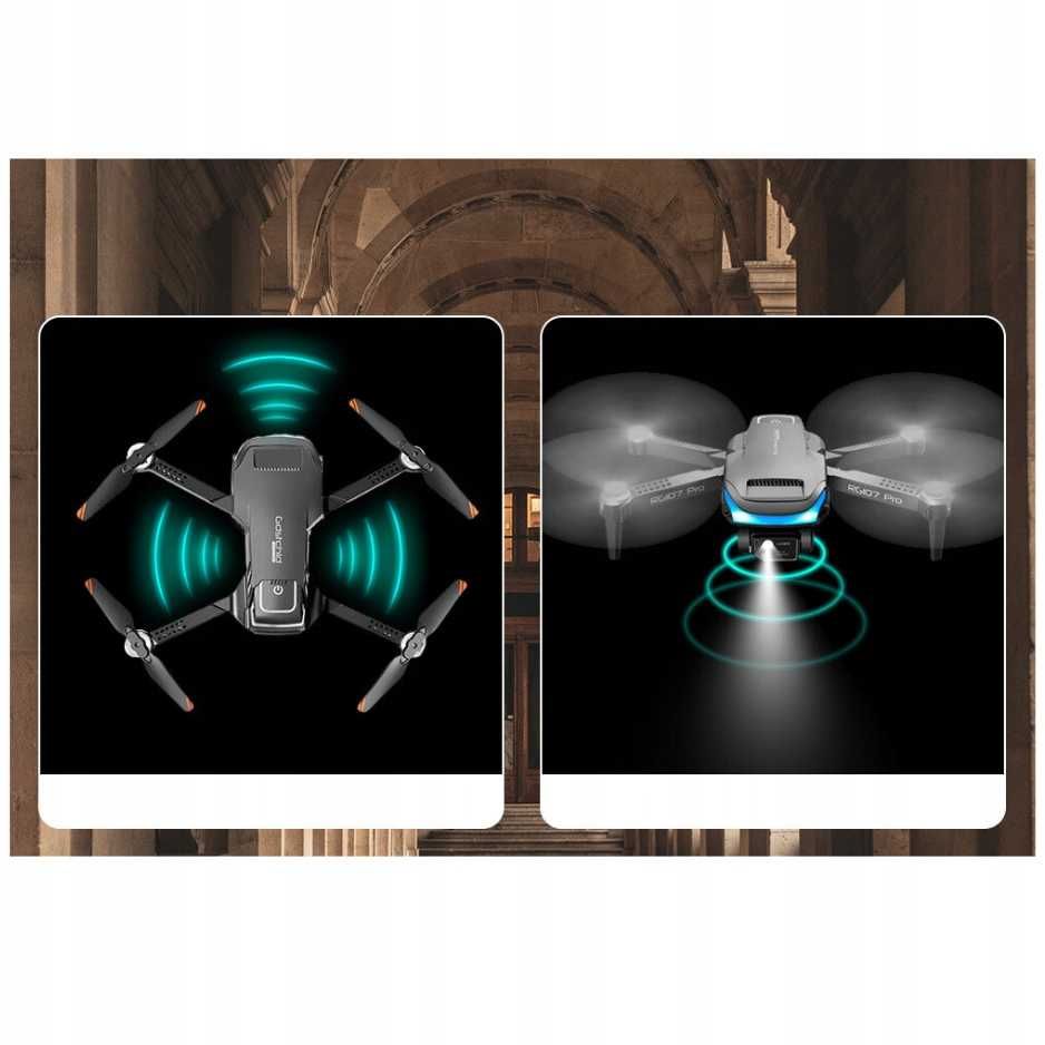 Dron dwie kamery 4K Rg107 Pro omijanie przeszkód Bateria 1X 1800 mAh