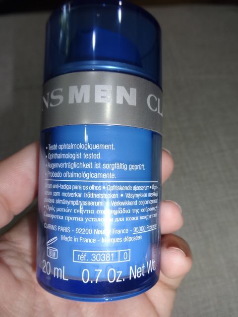 Bálsamo Anti-fadiga e anti-rugas p/ homem Clarins Paris 20 ml- novo