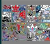 Naprasowanki nike puma adidas fila