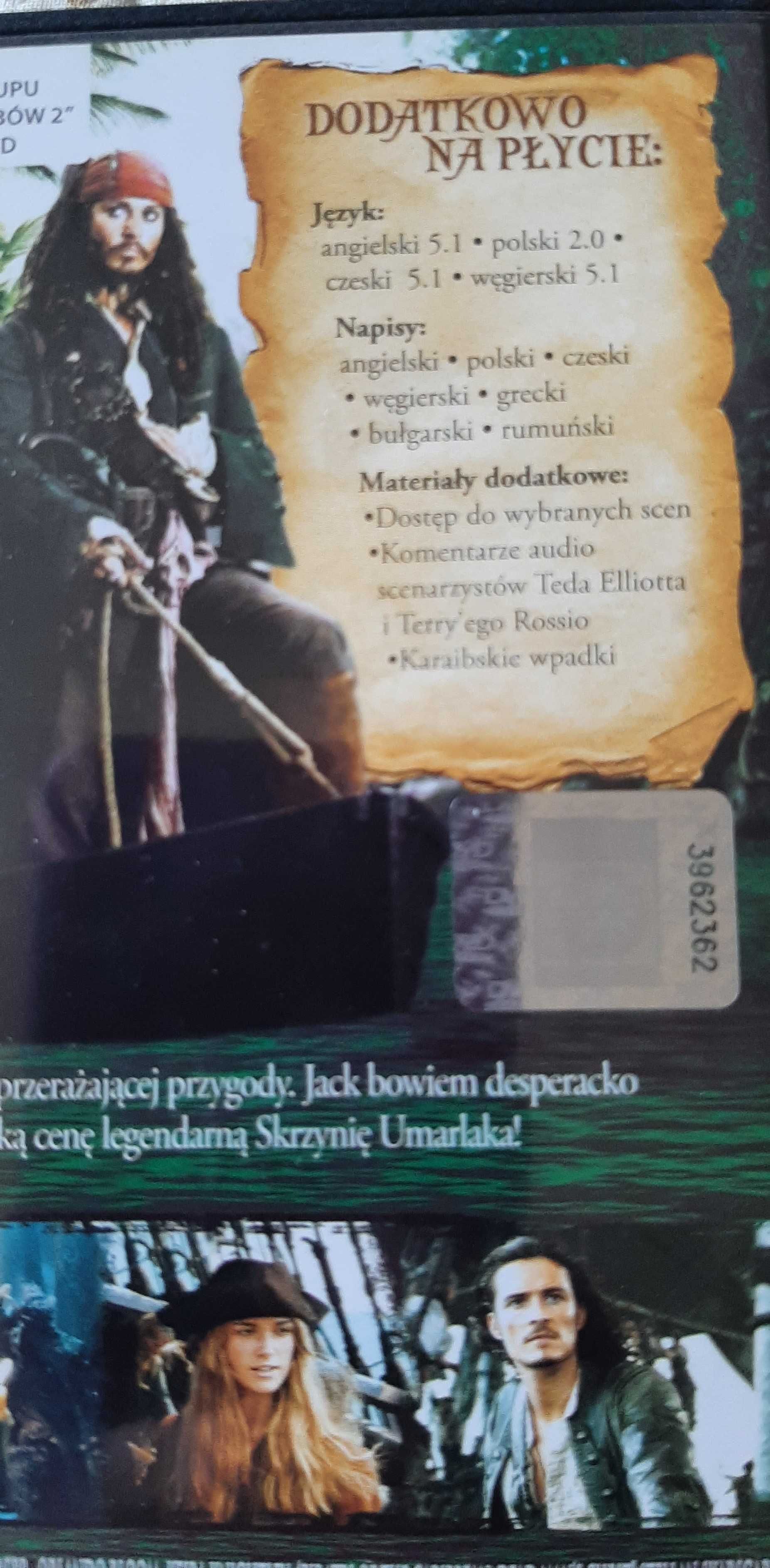 Film Piraci z Karaibów, Skrzynia umarlaka – DVD edycja Polska