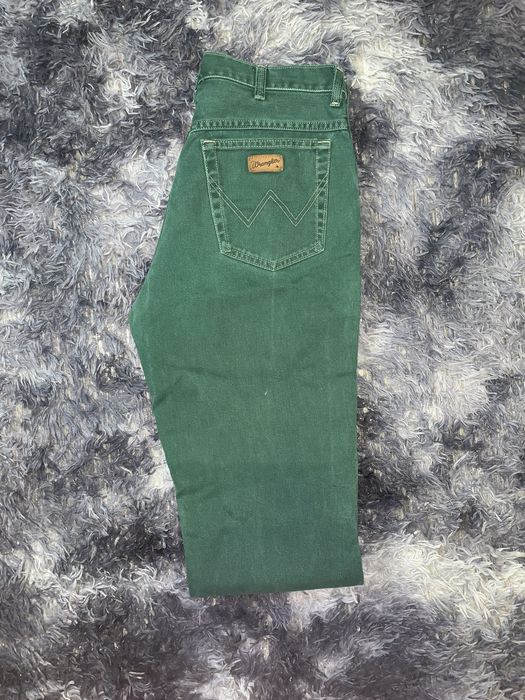 Зелені джинси Wrangler
