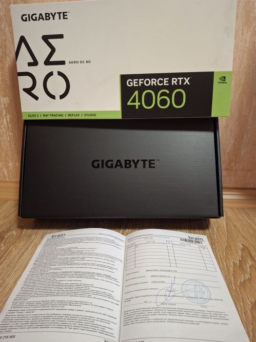 Відеокарта ТОП GIGABYTE RTX 4060 8GB GDDR6 AERO OC Гарантия!!