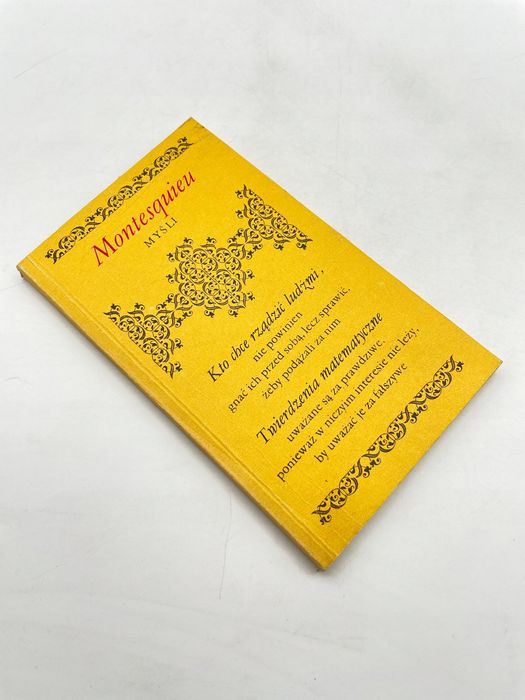 Myśli Montesquieu Ax41219