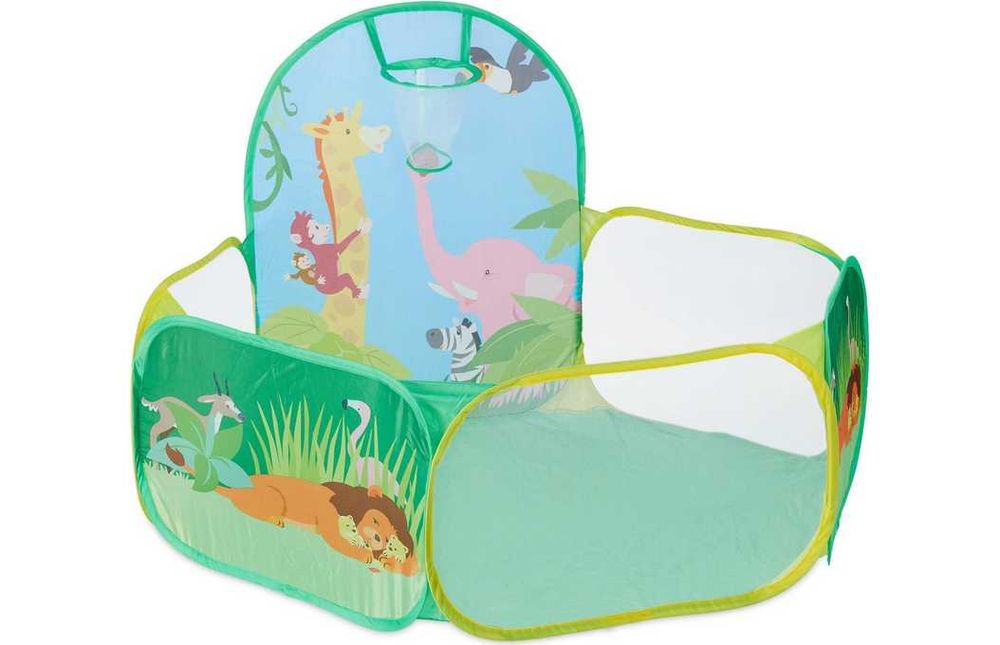 Basen z Piłeczkami I Koszem do Koszykówki dla DZIECI