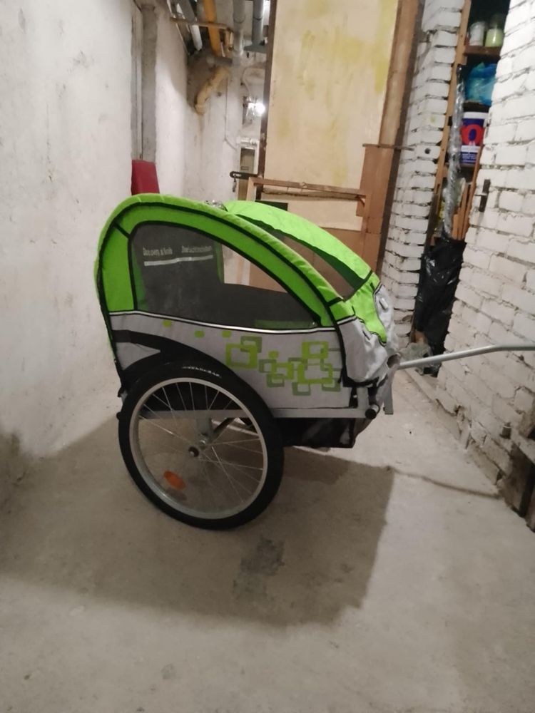 Wozek do roweru dla malych dzieci