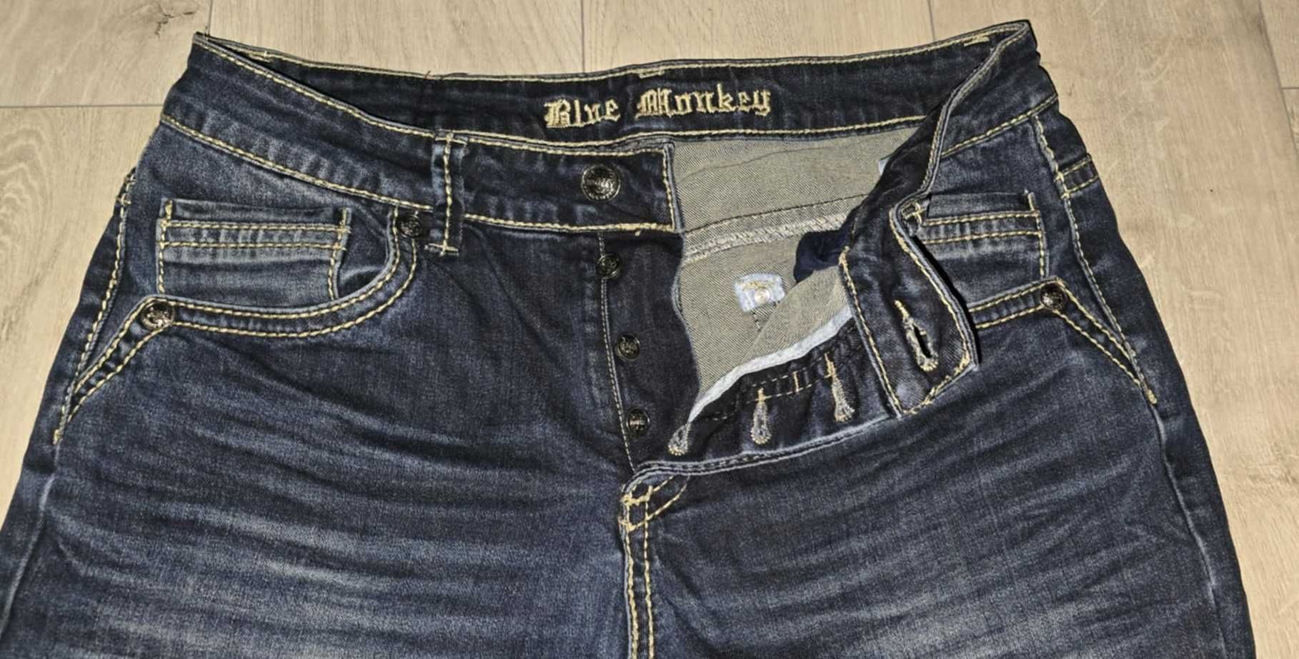 Jeansy męskie Blue Monkey r. 34/32