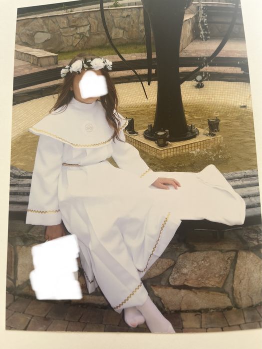 Alba komunijna + akcesoria