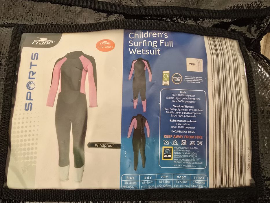 Kombinezon piankowy do pływania 11-12 lat 146-152cm