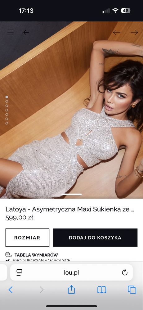 Sukienka Lou Latoya M wesele impreza