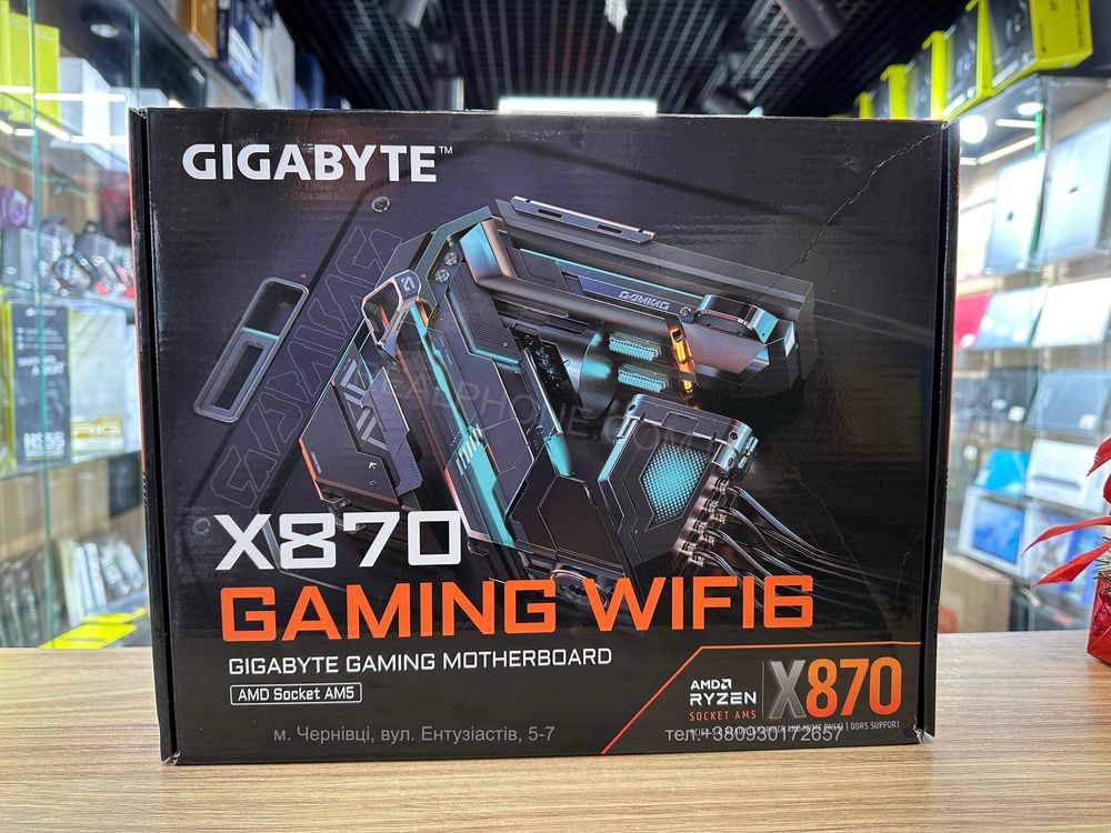 Материнська плата Gigabyte X870 Gaming Wi-Fi 6