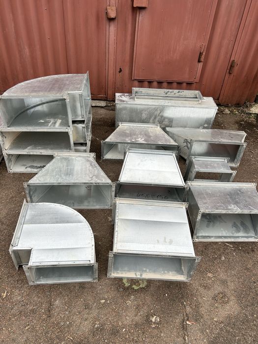 Короба вентиляции ,колено, задвижки