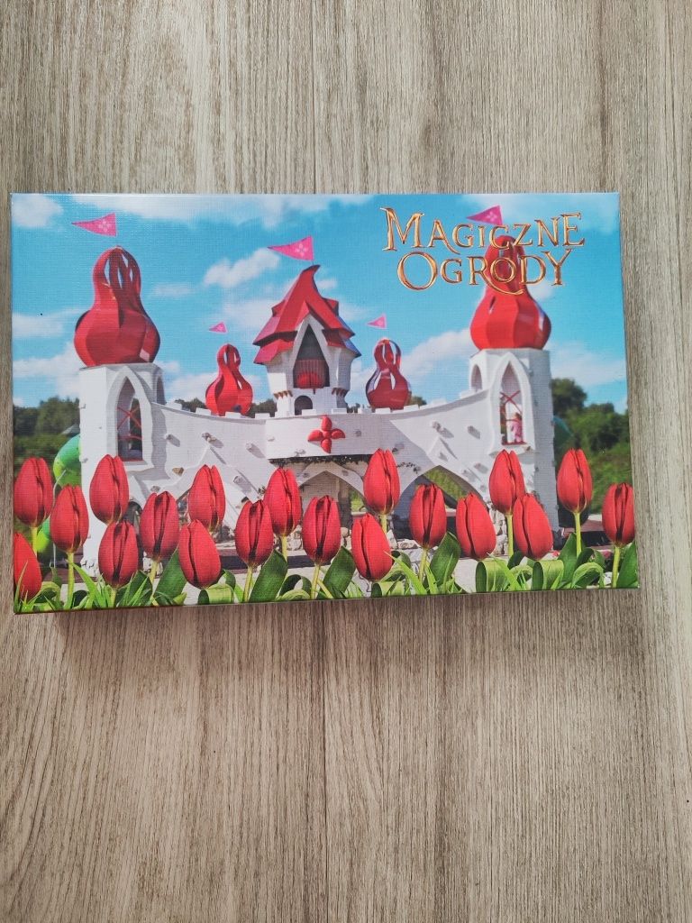 Komplet Puzzli 160 elementów magiczne ogrody