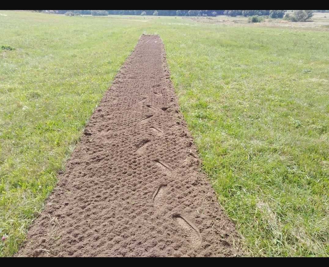 Usługi glebogryzarką separacyjną niwelacja terenu, zakładanie trawnika