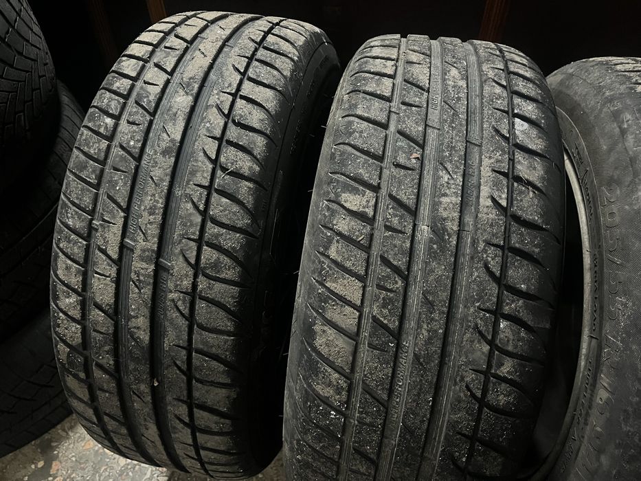 Диски 5х112 r16 7.5j гума 205/55/16 tigar