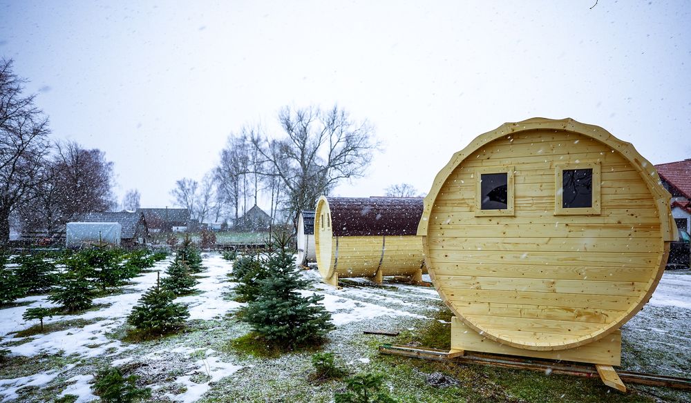 Sauna ogrodowa beczka PRODUCENT