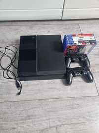 Konsola SONY Ps4 PlayStation 4 500GB 2 pady 5 gier